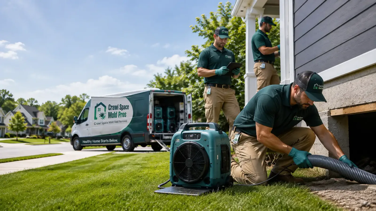 Crawl Space Mold Removal in Arlington, AZ